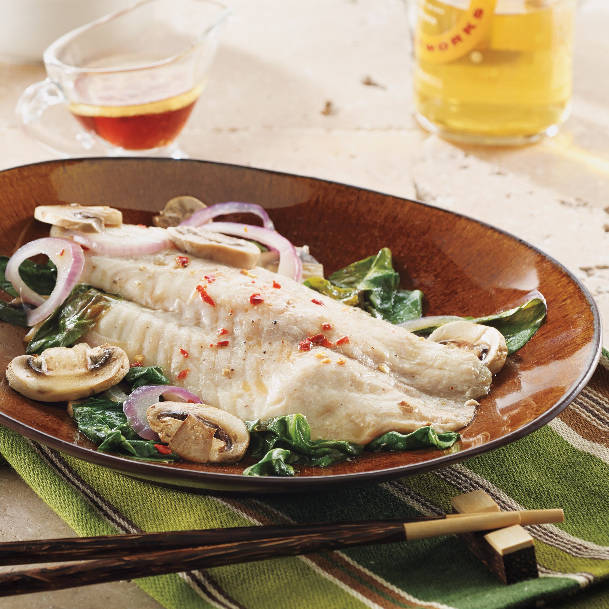 asianstyle tilapia packets