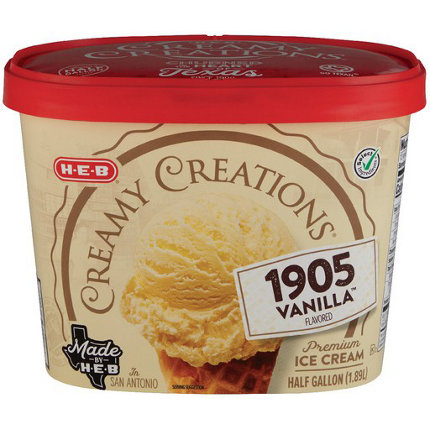 H E B Select Ingredients Creamy Creations Candy Bar Ice Cream Half Gallon Shop Ice Cream At H E B