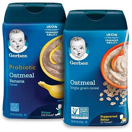 gerber oatmeal apple cinnamon