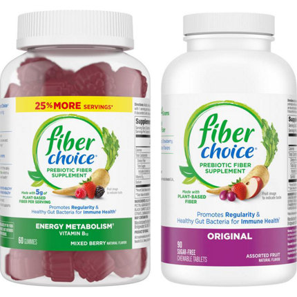 Fiber Choice Assorted Fruits Chewable Daily Prebiotic Fiber