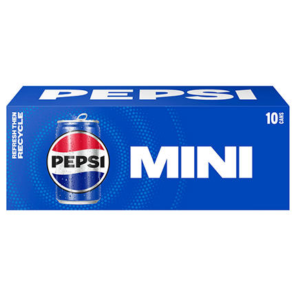 Buy Pepsi, Mug, Crush, Mountain Dew, Schweppes, or Starry Mini, 10 pk. / 7.5 oz. cans, assorted varieties get FREE Chester's, Munchos Crisps, Baken-ets Chips or Santitas Tortilla Chips, 3.25 - 11 oz., assorted varieties