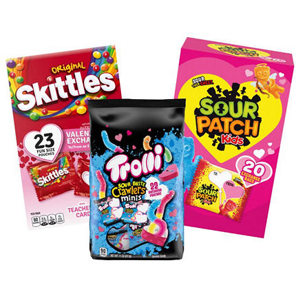 25% off Valentine's Day Exchange Candy, 8 - 70 ct., assorted varieties (excludes Hershey's, Reese's, Jolly Rancher, and Kit Kat items)