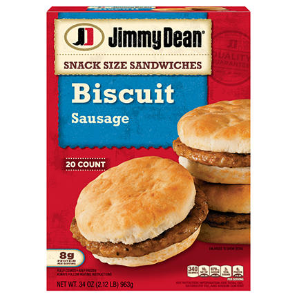 1 for $10 Jimmy Dean Snack Size Sausage Biscuit Sandwiches, 20 ct.
