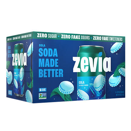 Buy 2 Zevia Zero Sugar Soda, 6 pk. / 12 oz. cans, assorted