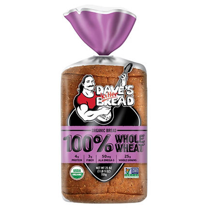 Buy 2 Dave's Killer Bread Bagels, Breads, Burger Buns, English Muffins, or Sandwich Rolls get 3rd FREE