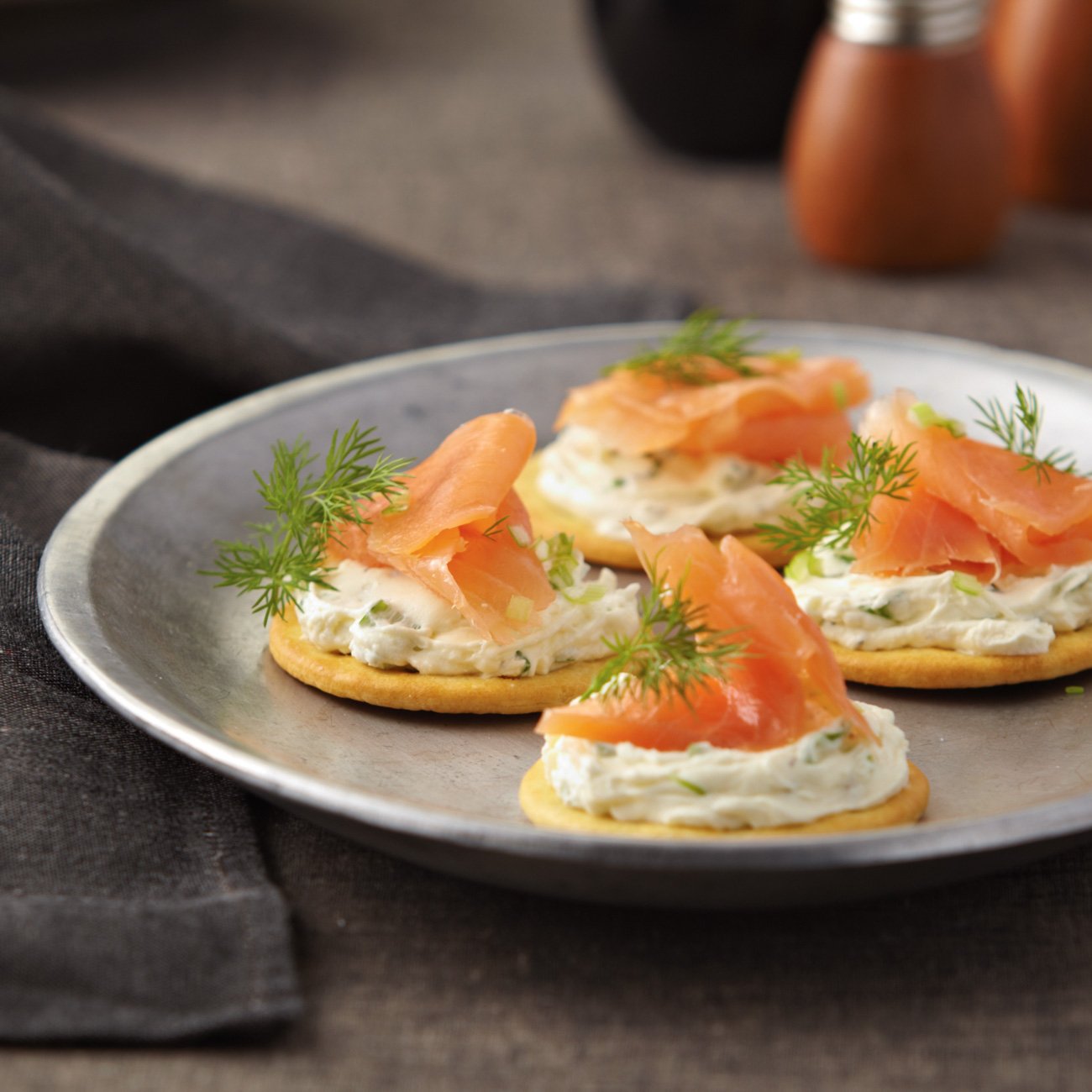 Image result for smoked salmon and crackers