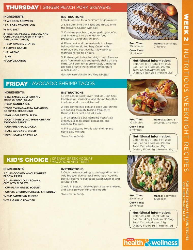 My Health and Wellness July 2015 HEB