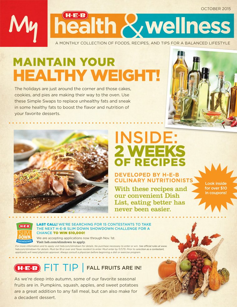My Health And Wellness October 2015