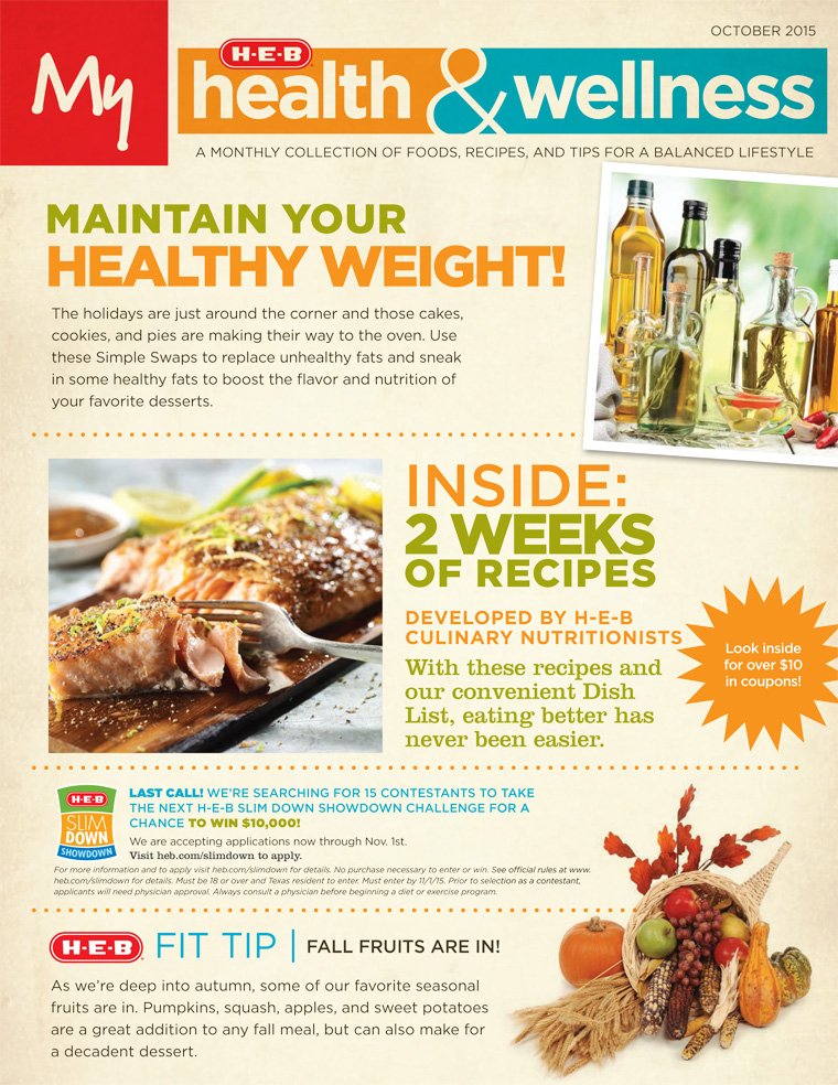 My Health and Wellness October 2015