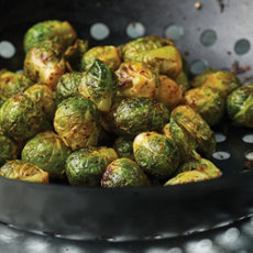Grilled BBQ Brussels Sprouts
