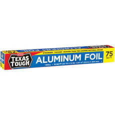 H‑E‑B Texas Tough Aluminum Foil, 75 sq ft