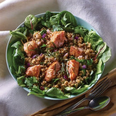 Roasted Salmon and Tabbouleh Salad