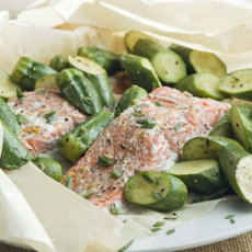 Salmon al Cartoccio (Salmon in Parchment Paper Bag) Recipe