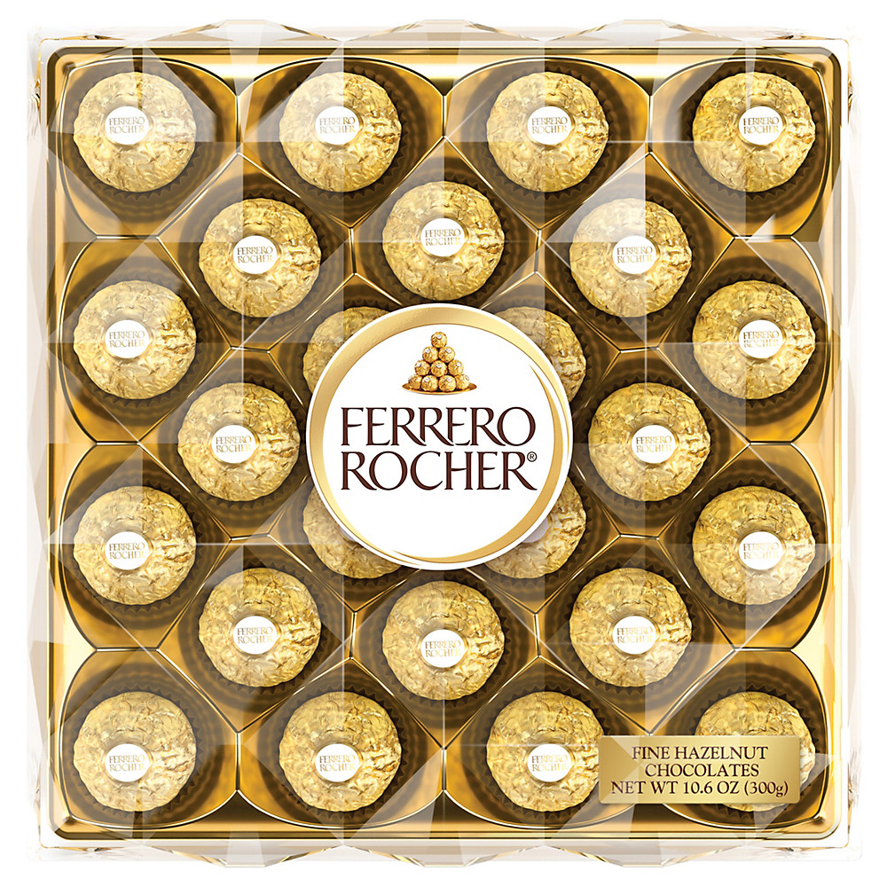 Calories in Ferrero Rocher Fine Hazelnut Chocolates, 10.6 oz, 24 ct