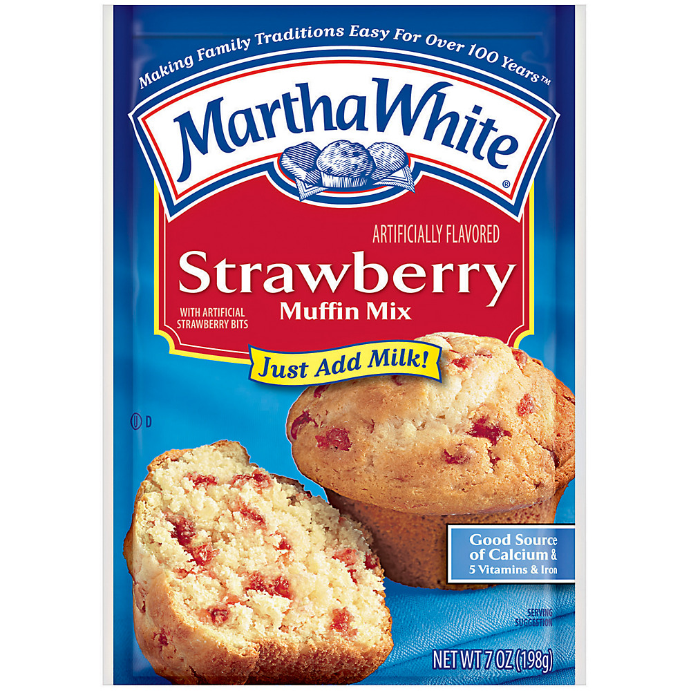 Calories in Martha White Strawberry Muffin Mix, 7 oz