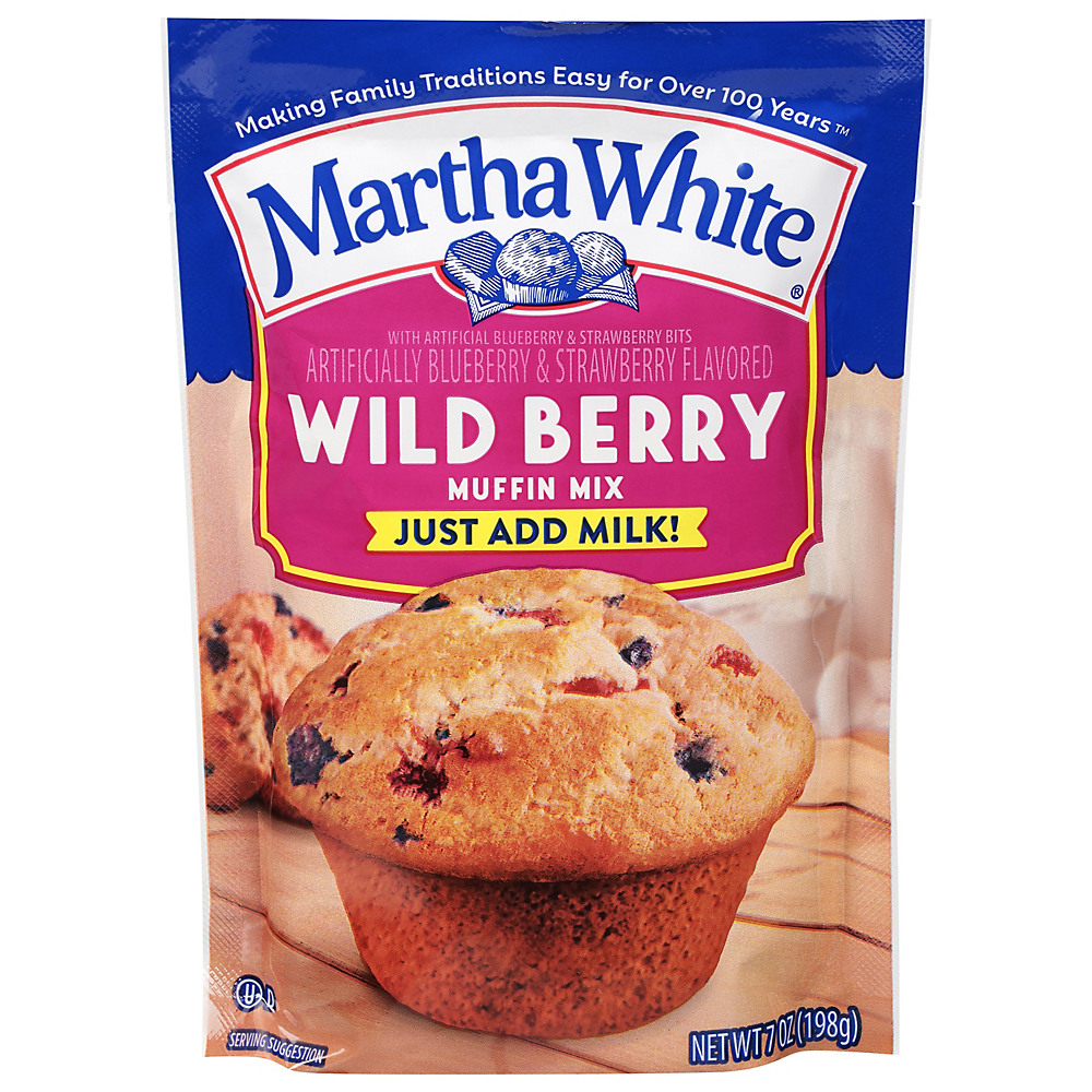 Calories in Martha White WildBerry Muffin Mix, 7 oz