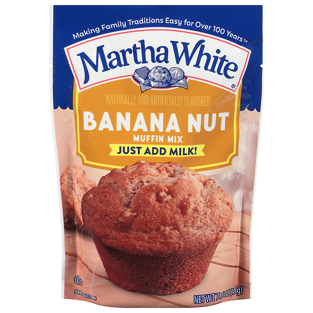 Calories in Martha White Banana Nut Muffin Mix, 7.6 oz