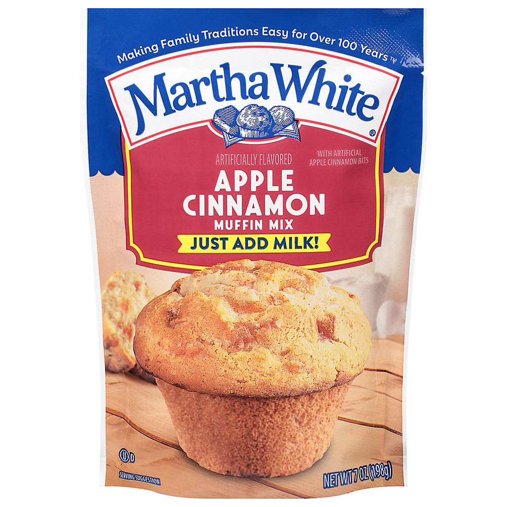 Calories in Martha White Apple Cinnamon Muffin Mix, 7 oz