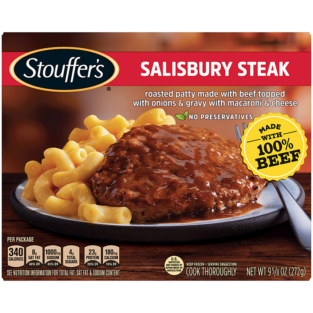 Calories in Stouffer's Classics Salisbury Steak, 9.63 oz