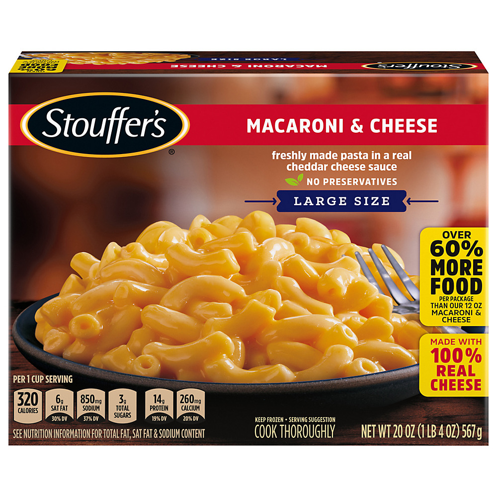 Calories in Stouffer's Macaroni & Cheese Large Size, 20 oz
