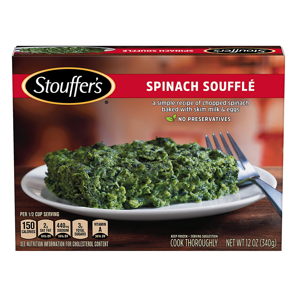 Calories in Stouffer's Classics Spinach Souffle, 12 oz