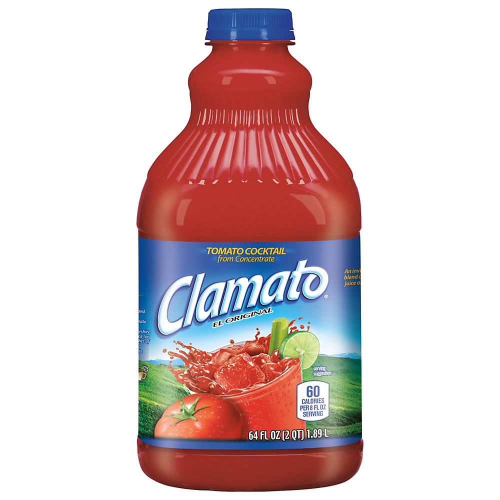 Calories in Clamato Tomato Cocktail Juice, 64 oz