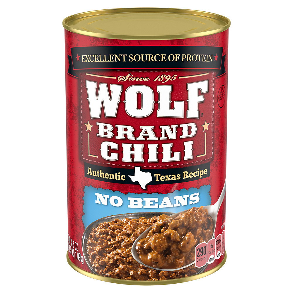 Calories in Wolf Chili No Beans, 38.5 oz