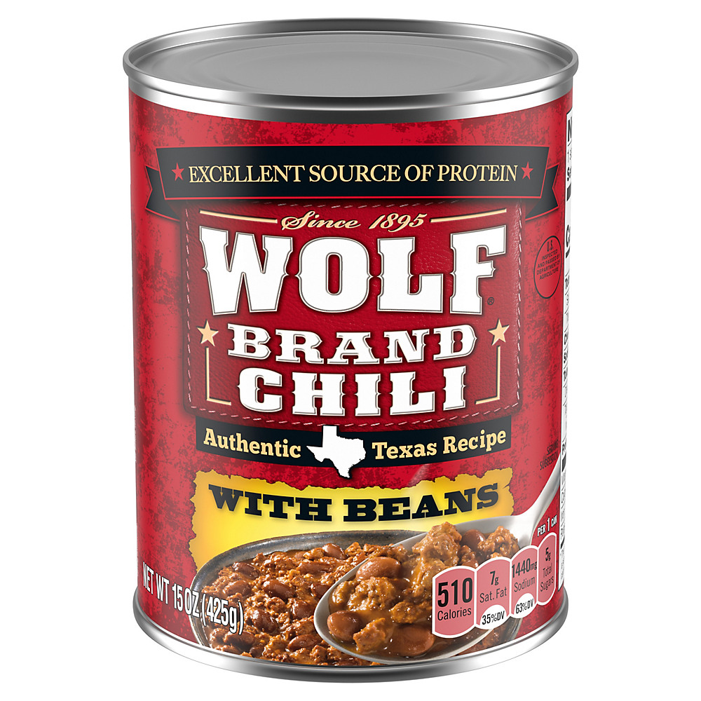 Calories in Wolf Chili With Beans, 15 oz