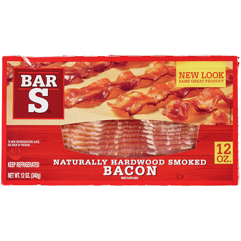 Calories in Bar S Smoked Sliced Bacon, 12 oz