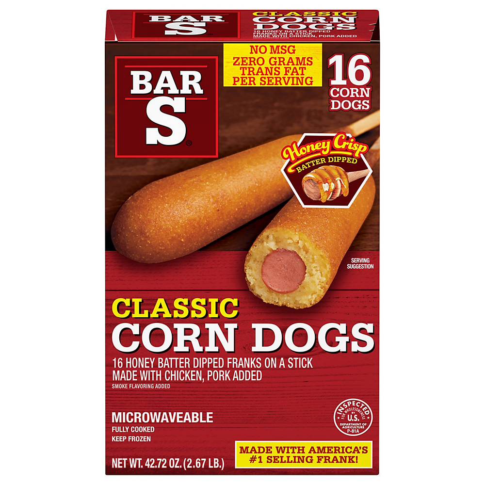 Calories in Bar S Corn Dogs Value Pack, 16 ct
