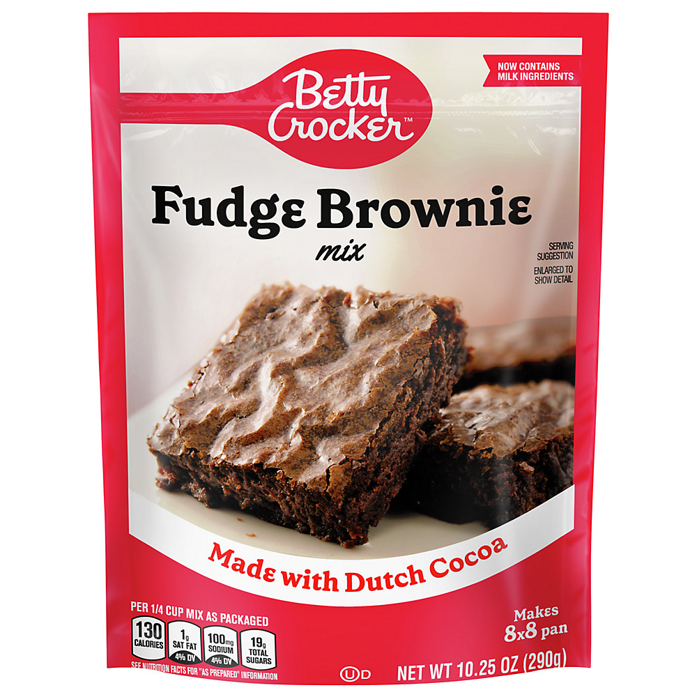 Calories in Betty Crocker Fudge Brownie Mix, 10.25 oz
