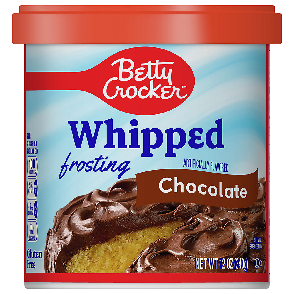 Calories in Betty Crocker Whipped Chocolate Frosting, 12 oz