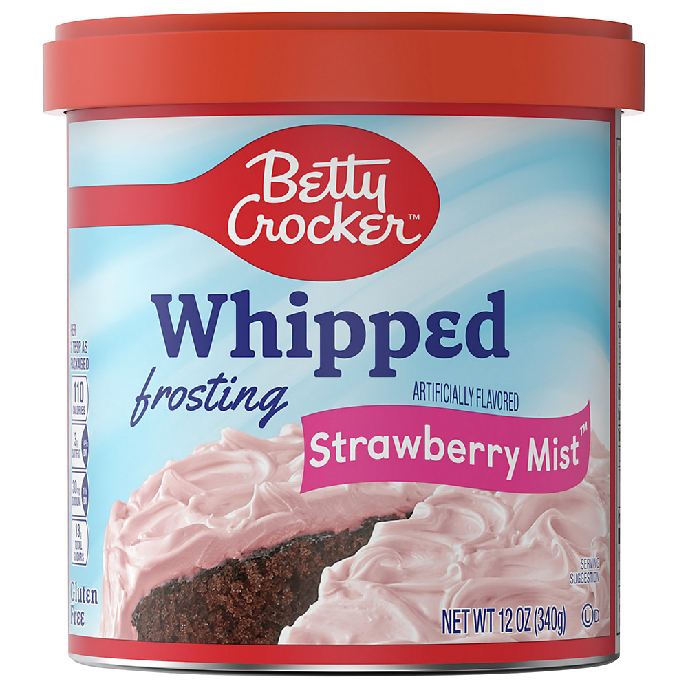 Calories in Betty Crocker Whipped Strawberry Mist Frosting, 12 oz