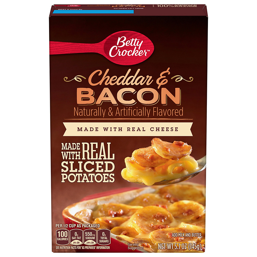 Calories in Betty Crocker Cheddar & Bacon Potato Casserole, 5.1 oz