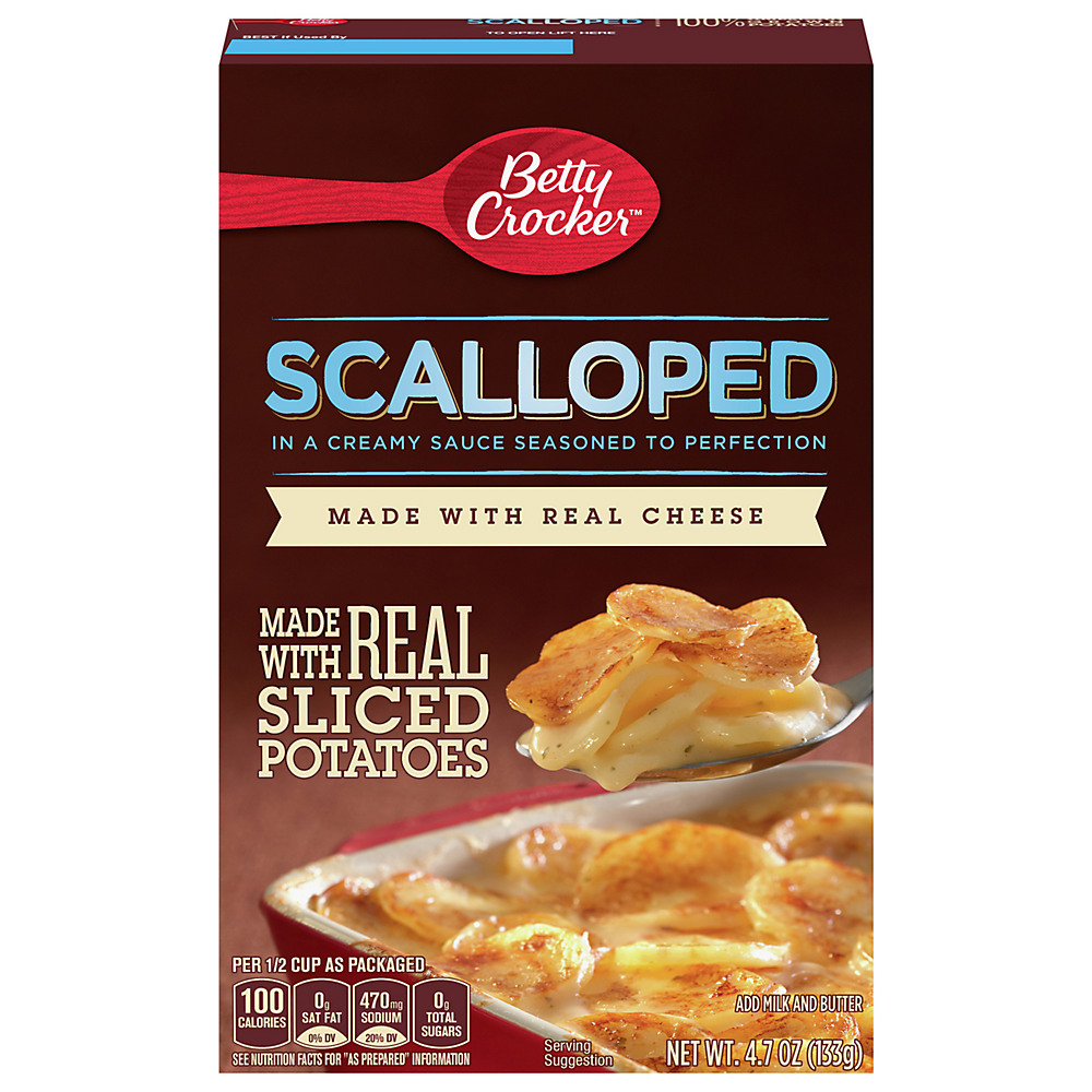 Calories in Betty Crocker Scalloped Potatoes, 4.7 oz