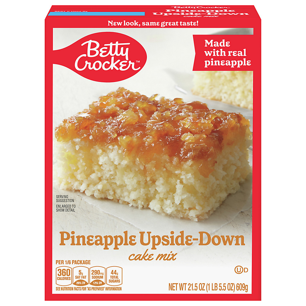 Calories in Betty Crocker Pineapple Upside-Down Cake Mix & Topping, 21.5 oz