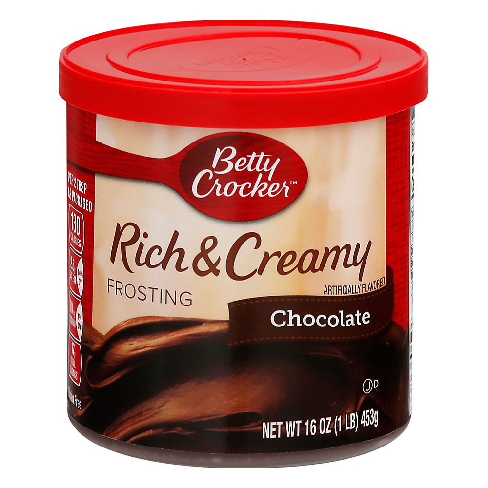 Calories in Betty Crocker Rich & Creamy Chocolate Frosting, 16 oz