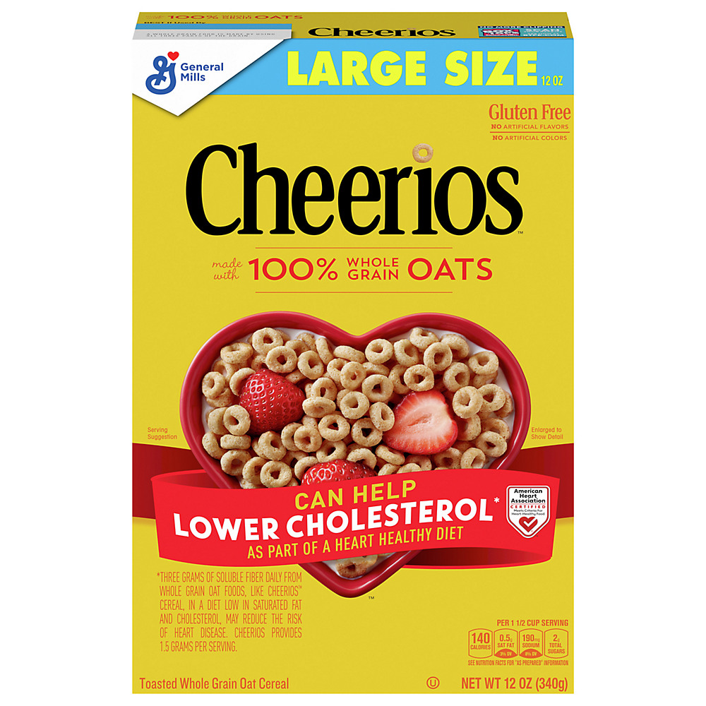 Calories in General Mills Cheerios Cereal, 12 oz