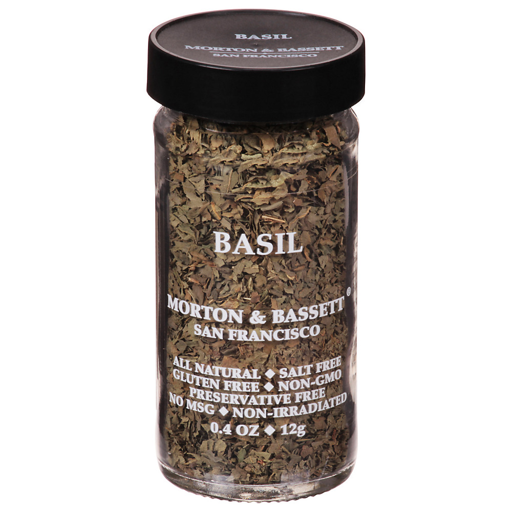Calories in Morton & Bassett Basil, .4 oz