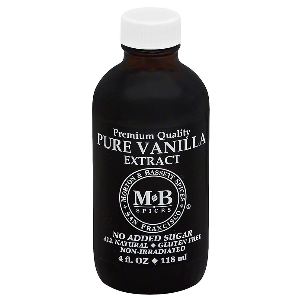 Calories in Morton & Bassett Pure Vanilla Extract, 4 oz