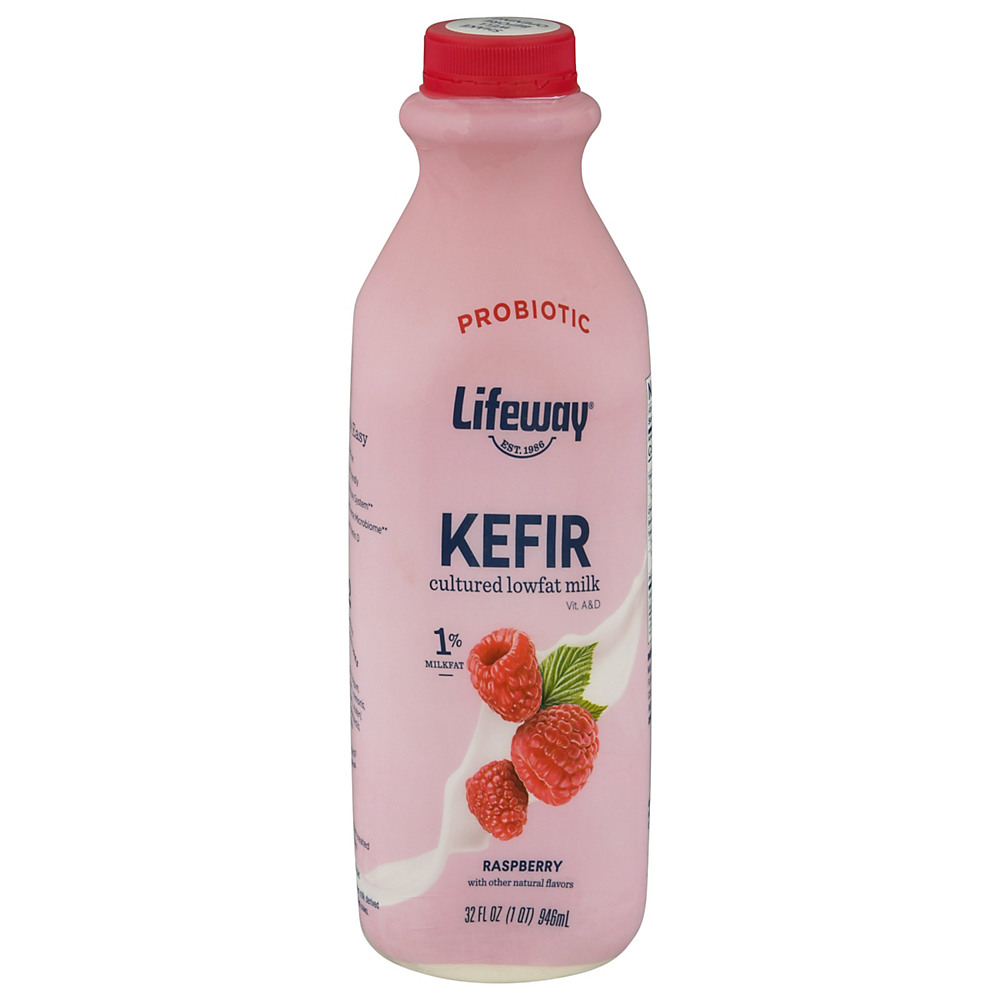 Calories in Lifeway Low-Fat Raspberry Kefir Milk Smoothie, 32 oz