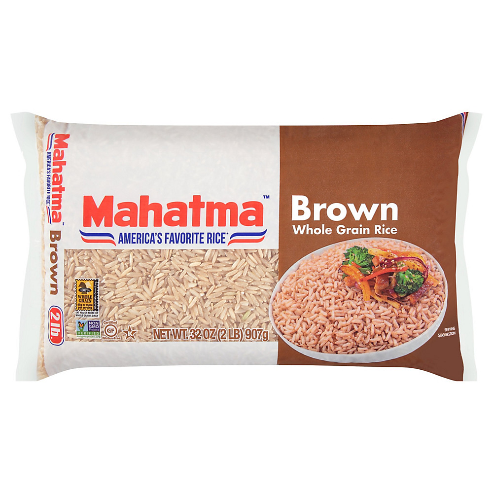 Calories in Mahatma Brown Whole Grain Rice, 2 lb