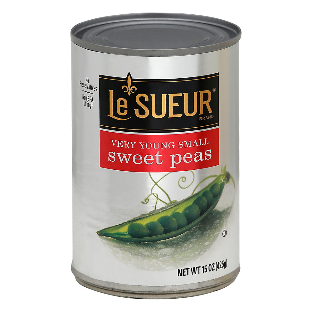 Calories in Le Sueur Very Young Small Sweet Peas, 15 oz