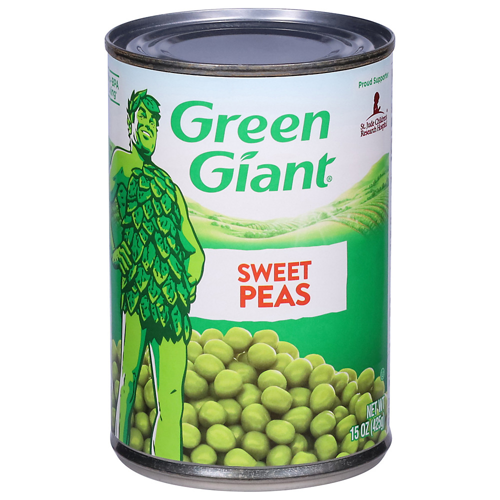 Calories in Green Giant Sweet Peas, 15 oz