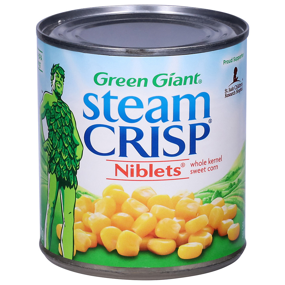 Calories in Green Giant Steam Crisp Whole Kernel Sweet Corn Niblets, 11 oz