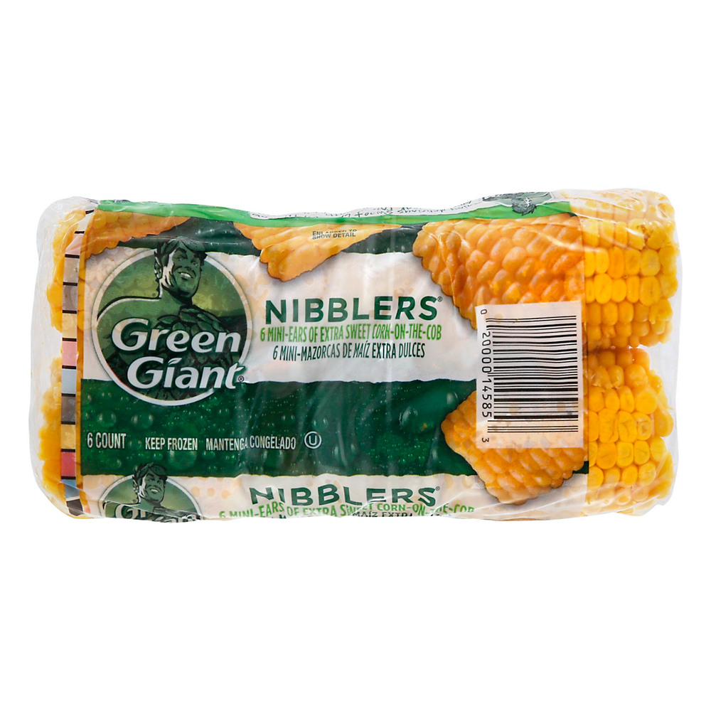 Calories in Green Giant Nibblers Mini-Ears Corn-on-the-Cob, 6 ct