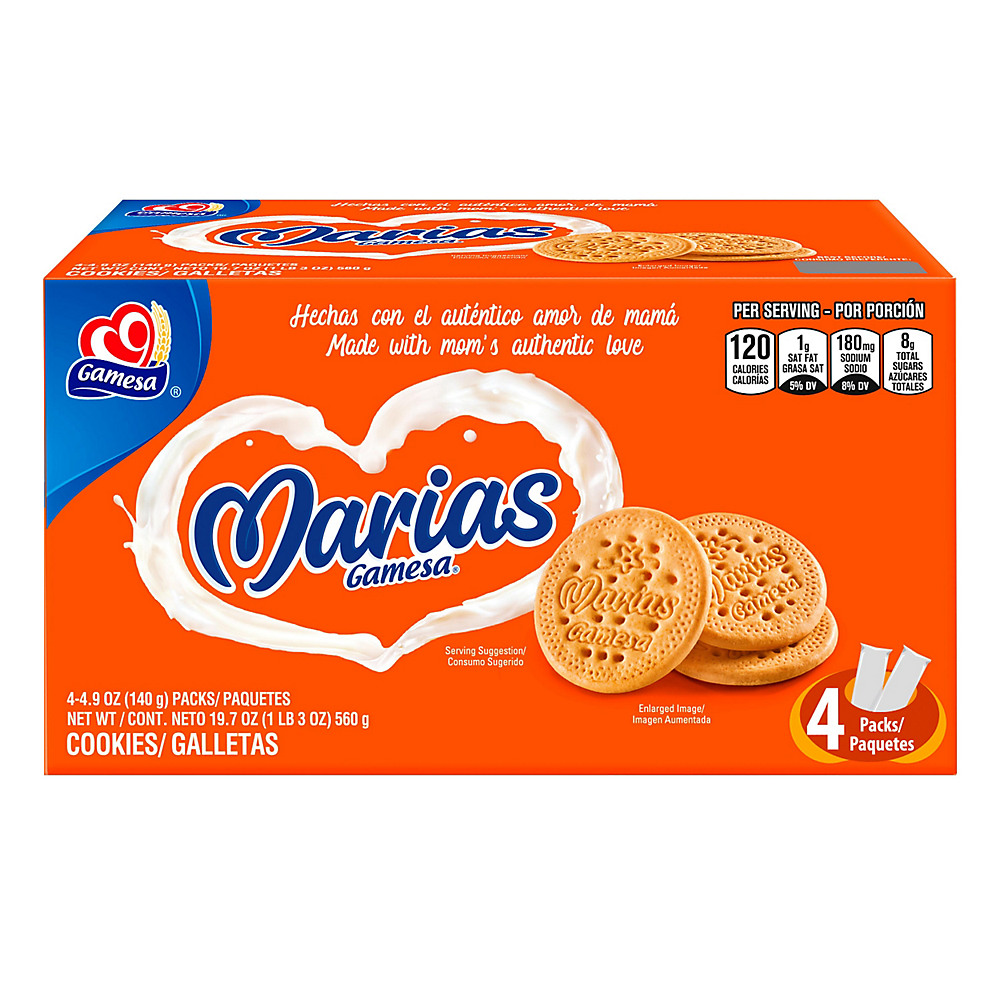 Calories in Gamesa Marias Cookies, 4 ct