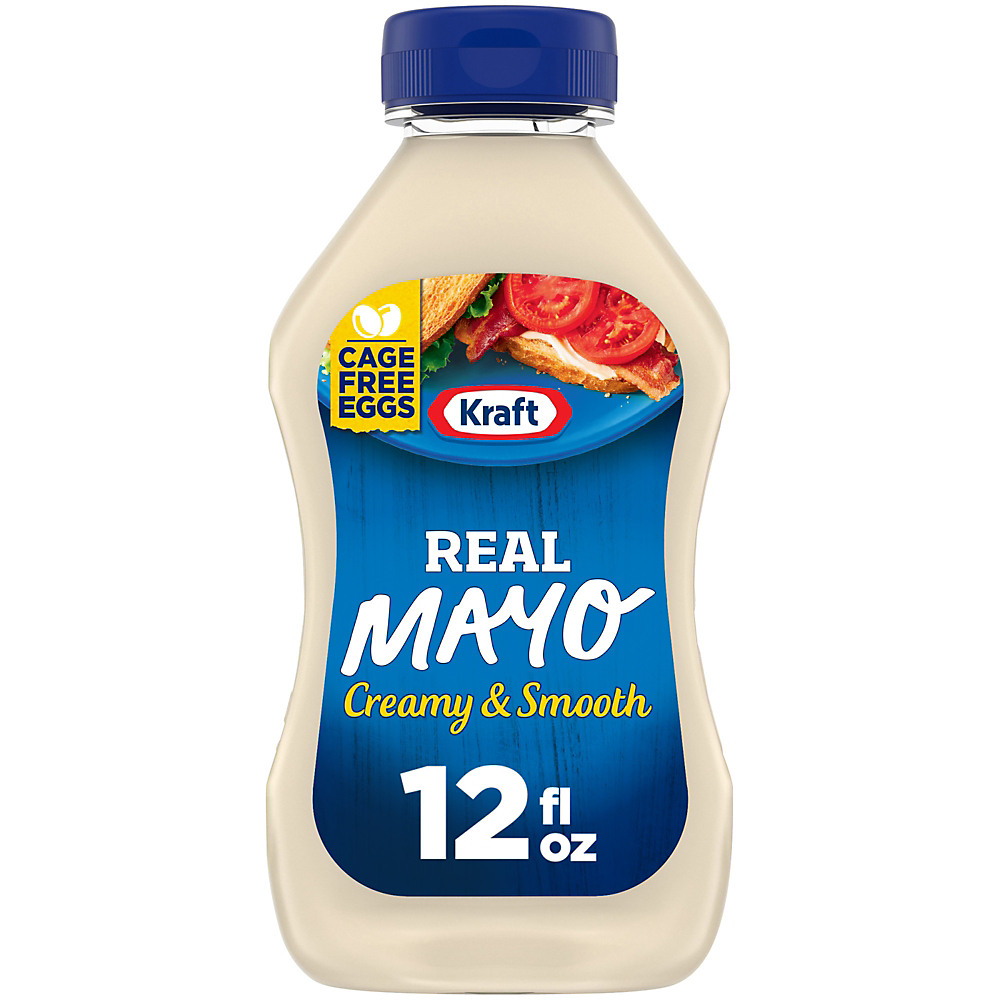 Calories in Kraft Real Mayonnaise Squeeze Bottle, 12 oz