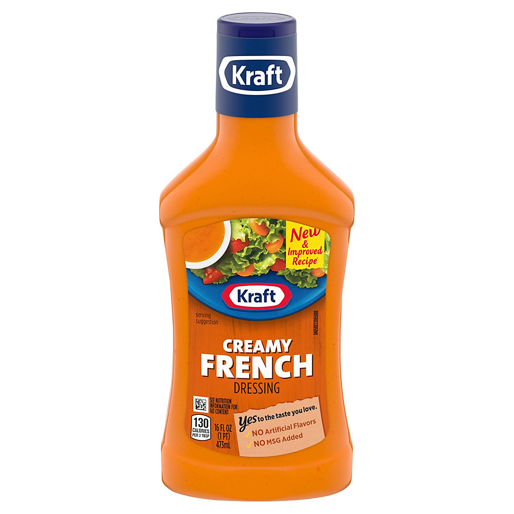 Calories in Kraft Creamy French Dressing, 16 oz