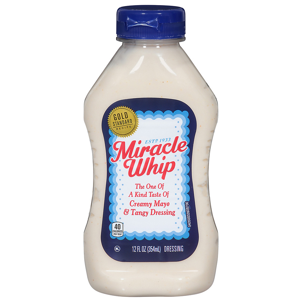 Calories in Kraft Miracle Whip Original Dressing Squeeze Bottle, 12 oz